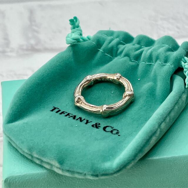 TIFFANY&Co. ティファニー バンブーリング シルバー 5号