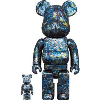 メディコムトイ(MEDICOM TOY)のBE@RBRICK Jackson Pollock100% & 400%(その他)