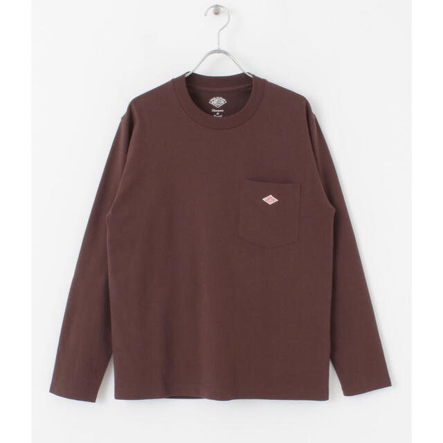 DANTON(ダントン)のワイン⭐︎DANTON POCKET T-SHIRTS LONG-SLEEVE メンズのトップス(Tシャツ/カットソー(七分/長袖))の商品写真