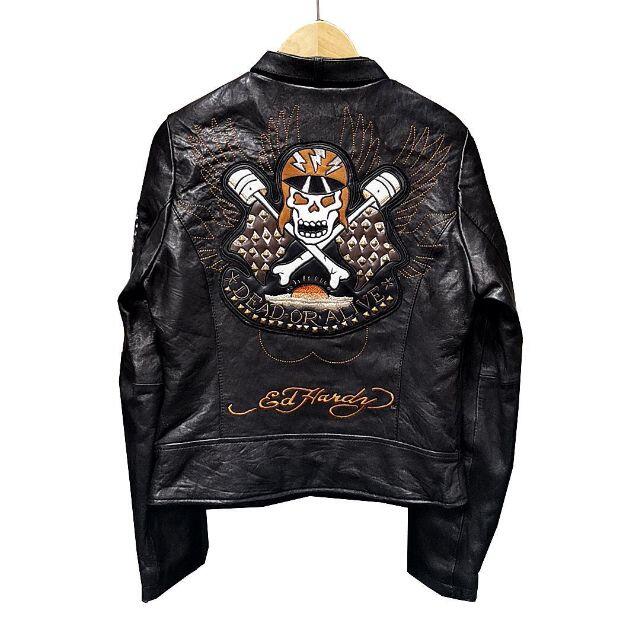 Ed Hardy - エドハーディー アヴィレックス ライダースジャケット S 03