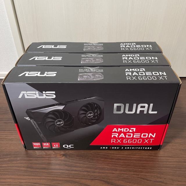 スマホ/家電/カメラ【新品未開封】ASUS DUAL AMD RADEON Rx6600XT