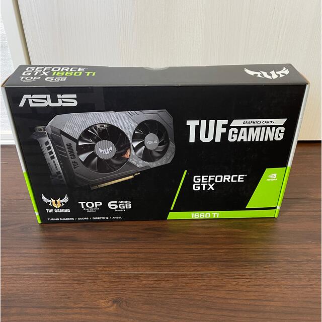 PCパーツ【新品】ASUS TUF-GTX1660TI-T6G-EVO-GAMING