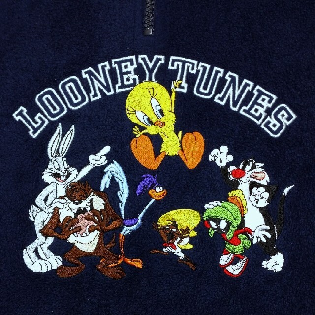 ルーニー・テューンズ Looney Tunes 刺繍 フリース XL