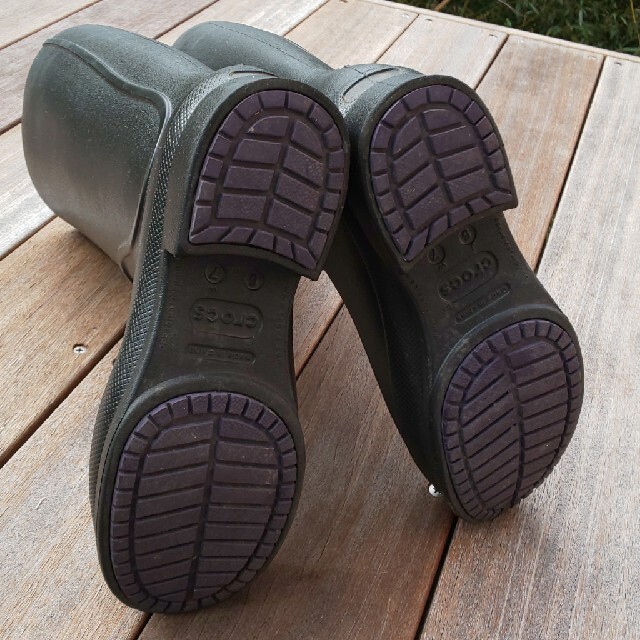 crocs(クロックス)のクロックス レインブーツ 黒 23㎝ レディス レディースの靴/シューズ(レインブーツ/長靴)の商品写真