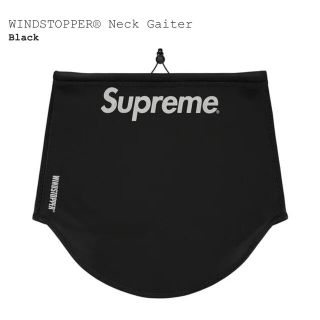 シュプリーム(Supreme)のSupreme WINDSTOPPER Neck Gaiter Black(ネックウォーマー)