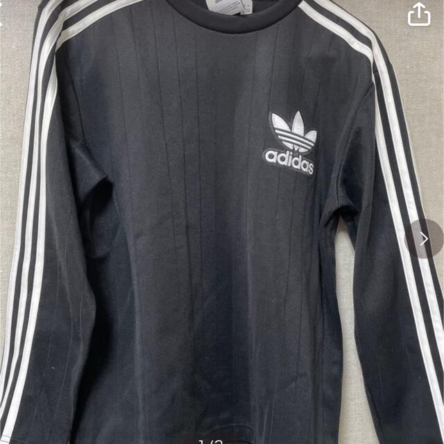 adidas(アディダス)のadidas 三本ラインジャージ長袖シャツ メンズのトップス(Tシャツ/カットソー(七分/長袖))の商品写真