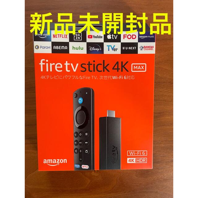 新品　amazon fire tv stick 4k max スマホ/家電/カメラのテレビ/映像機器(テレビ)の商品写真