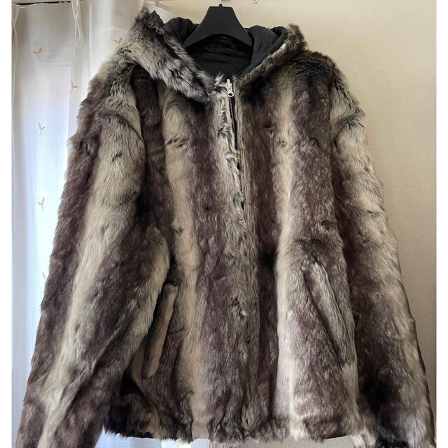 Supreme Faux Fur Reversible Hooded JKT