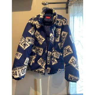 Supreme - Supreme 17AW License Plate Puffy Jacket の通販 by zzz