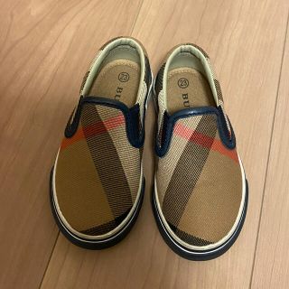 バーバリー(BURBERRY)の10日迄 美品 バーバリー スリッポン スニーカー ノバチェック 14 百貨店(スリッポン)