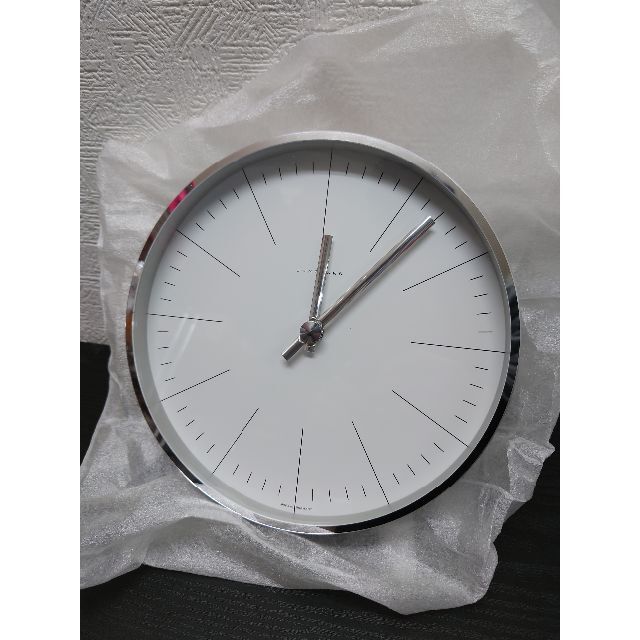 保証書付】 MLand店ユンハンスJUNGHANS 壁掛け時計 マックスビル Wall Clock 367 6047 00