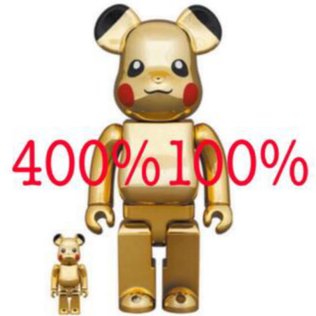 BE@RBRICK ピカチュウ GOLD CHROME