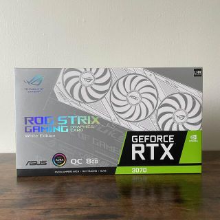 エイスース(ASUS)のASUS ROG Strix RTX 3070 White LHR(PCパーツ)