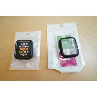 アップルウォッチ(Apple Watch)のAppleWatch 44mm カバー ２つ(保護フィルム)