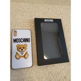 モスキーノ(MOSCHINO)の正規品 MOSCHINO モスキーノ iPhoneＸ.ＸＳケース(iPhoneケース)