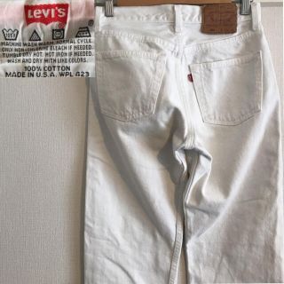 リーバイス(Levi's)のUSA製 90’s ヴィンテージ リーバイス 501 women ホワイト(デニム/ジーンズ)