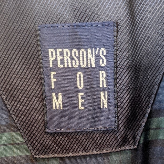 PERSON'S(パーソンズ)のPERSON'S  キルティングコート　ネイビー メンズのジャケット/アウター(ブルゾン)の商品写真