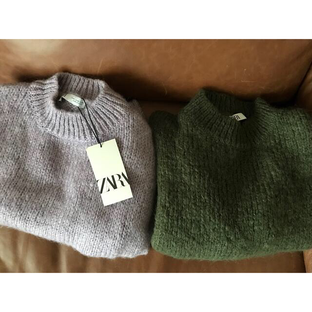 ZARA(ザラ)の新品★ZARAザラ　オーバーサイズ仕様ウールセーター　ニット　M レディースのトップス(ニット/セーター)の商品写真