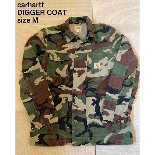 carhartt(カーハート)のカーハート　CARHARTT DIGGER COAT サイズＭ　美中古 メンズのジャケット/アウター(カバーオール)の商品写真