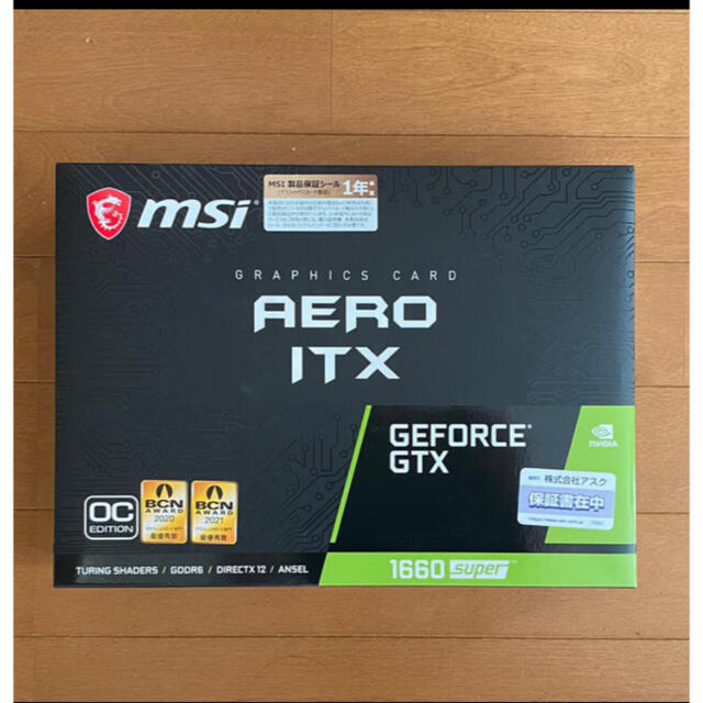 名作 Gtx1660super新品未開封2台 PCパーツ - www.forestpacking.net