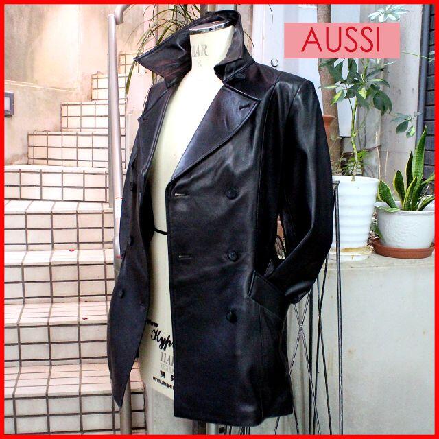 ほぼ新品!ラム本革!柔!優!暖!【AUSSI】羊皮トレンチコート送料込 | フリマアプリ ラクマ 日本最大のブランド ほぼ新品!ラム本革!柔!優!暖!【AUSSI】羊皮トレンチコート送料込 レザージャケット