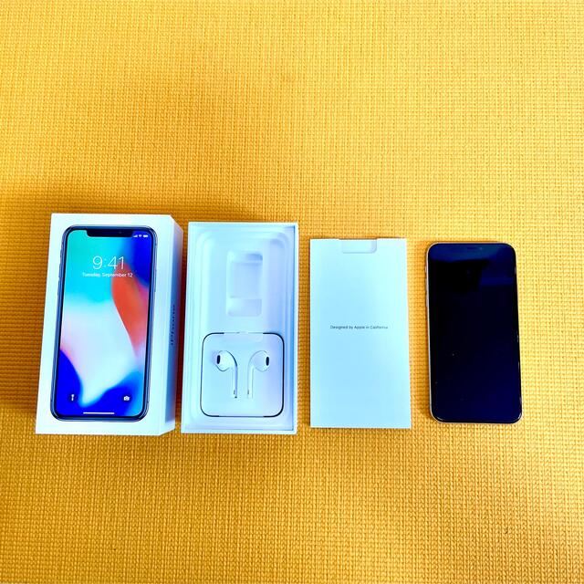 ★iphoneX 64GB シルバー SoftBank版SIMフリー ジャンク★