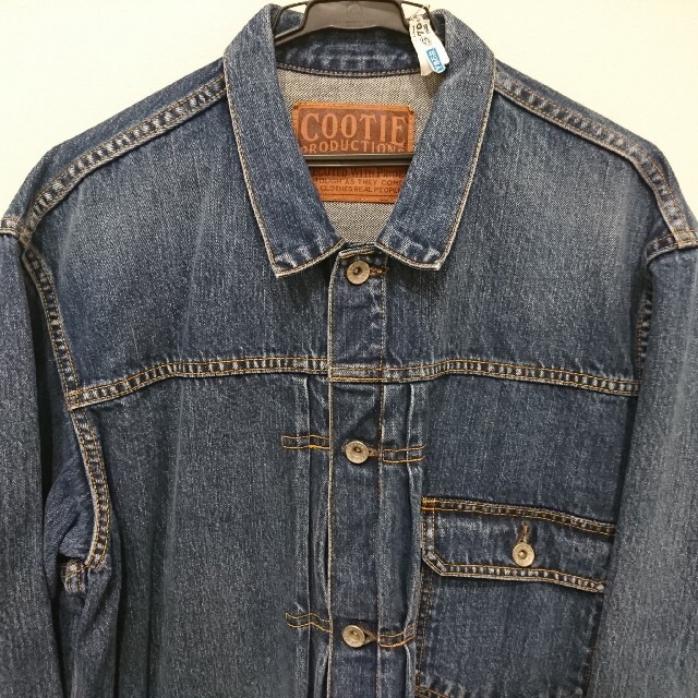 COOTIE(クーティー)のCOOTIE Type 1 Denim Jacket デニムジャケット XL メンズのジャケット/アウター(Gジャン/デニムジャケット)の商品写真