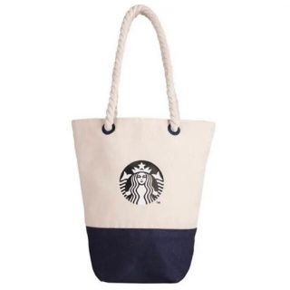 スターバックスコーヒー(Starbucks Coffee)の台湾　スタバ　スターバックス　バッグ　ドリンクバッグ　マリンテイスト　宜蘭(エコバッグ)