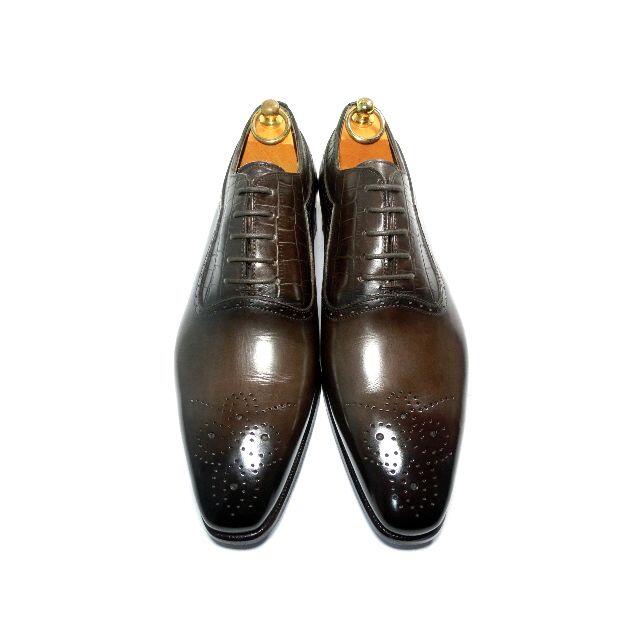 Santoni(サントーニ)の【新品◆定価5.3万◆イタリア製】CREPIN クレパン 革靴 42 27cm メンズの靴/シューズ(ドレス/ビジネス)の商品写真