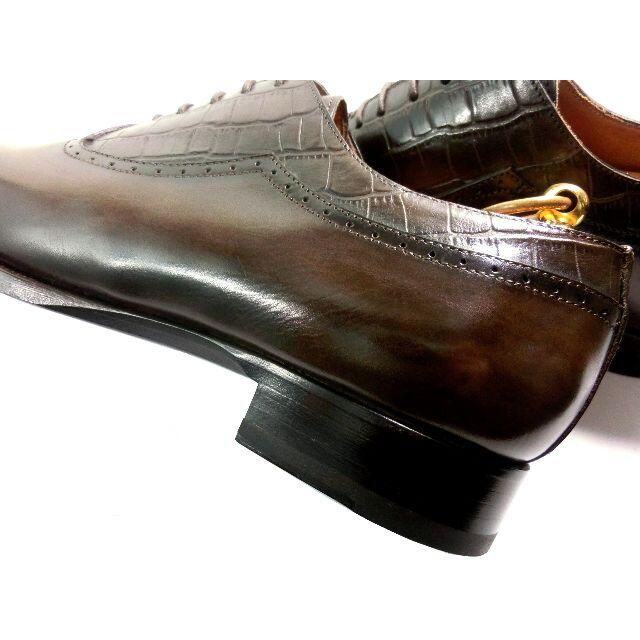 Santoni(サントーニ)の【新品◆定価5.3万◆イタリア製】CREPIN クレパン 革靴 42 27cm メンズの靴/シューズ(ドレス/ビジネス)の商品写真