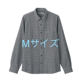 ムジルシリョウヒン(MUJI (無印良品))の無印良品　両面起毛フランネルシャツ　オフ白チェック　メンズ　Mサイズ　(シャツ)