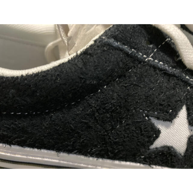 CONVERSE - 新品 27.5 ワンスター スエード one star suede blackの