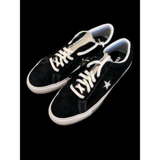 CONVERSE - 新品 27.5 ワンスター スエード one star suede blackの