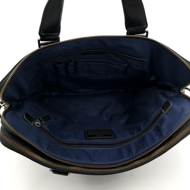 超美品 トゥミ TUMI ビジネスバッグ ぺブルレザー 01-21070503 7