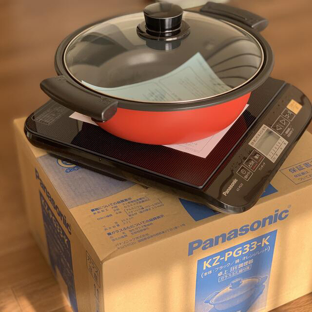 Panasonic 卓上IH調理器具(ガラスふた鍋付) | bombaytools.com