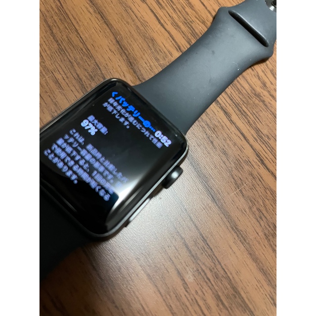 Apple Watch(アップルウォッチ)のAPPLE WATCH3 NIKE+ 38 SGAL ANTBK130-200… メンズの時計(腕時計(デジタル))の商品写真