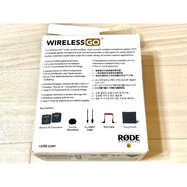 【メーカー保証あり】RODE ロード WIRELESS GO 国内正規品