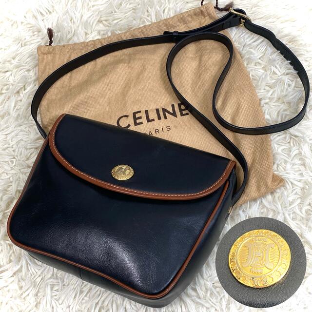 人気商品 本革 【美品・袋付き】セリーヌ - celine ショルダーバッグ ...