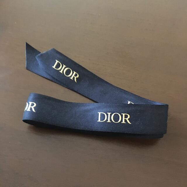 Dior(ディオール)のディオール　リボン　プレゼント　ギフト　DIOR Dior インテリア/住まい/日用品のオフィス用品(ラッピング/包装)の商品写真