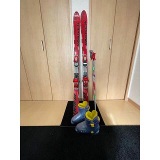 SALOMON - スキー板140 スキーブーツ19 スキーセット サロモンの