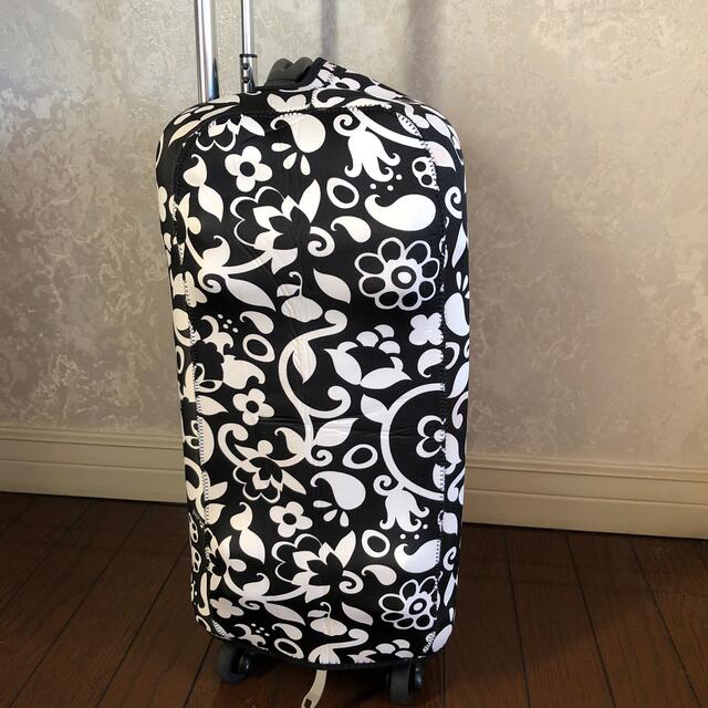 スーツケースカバー　機内持ち込みサイズ用　新品ですが難あり❣️ レディースのバッグ(スーツケース/キャリーバッグ)の商品写真