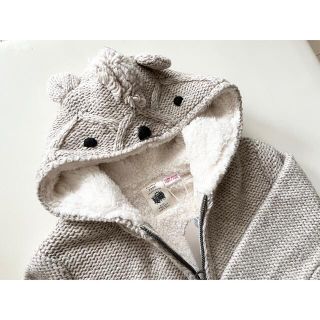 ザラキッズ(ZARA KIDS)の〈新品未使用〉アニマルニットジャケット（ZARA）(ジャケット/上着)