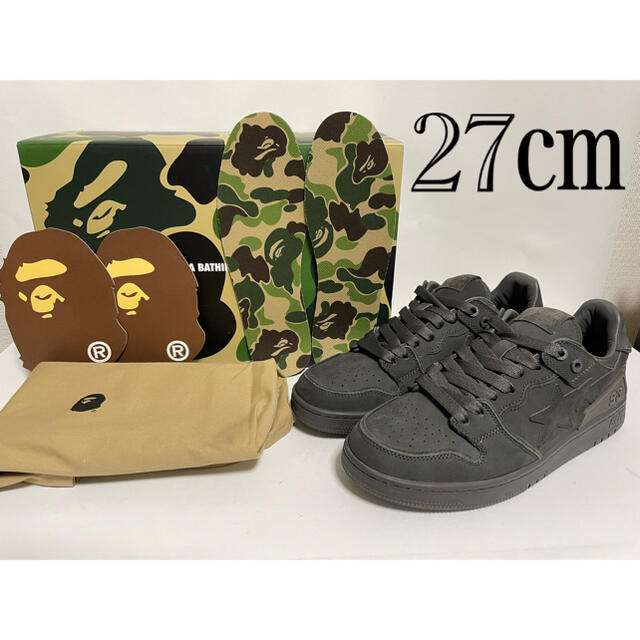 A BATHING APE(アベイシングエイプ)の【新品】27㎝　A BATHING APE BAPE SK8 STA#9ブラック メンズの靴/シューズ(スニーカー)の商品写真