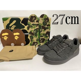 アベイシングエイプ(A BATHING APE)の【新品】27㎝　A BATHING APE BAPE SK8 STA#9ブラック(スニーカー)