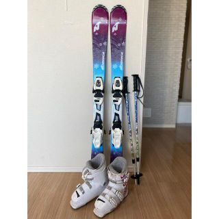 ノルディカ(NORDICA)の子供用スキーセット　スキー（110cm）、ブーツ（20.5cm）(板)