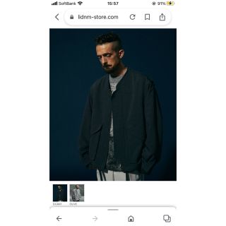 ハレ(HARE)のDETACHABLE   FLOGHT  BLOUSON  リドム2021AW(ブルゾン)
