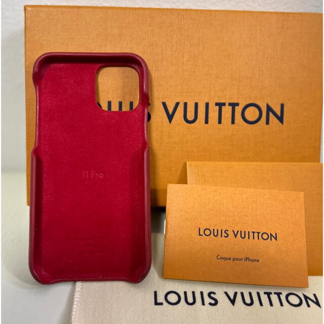 LOUIS VUITTON(ルイヴィトン)のルイヴィトン iPhone11pro ケース  赤 スマホ/家電/カメラのスマホアクセサリー(iPhoneケース)の商品写真