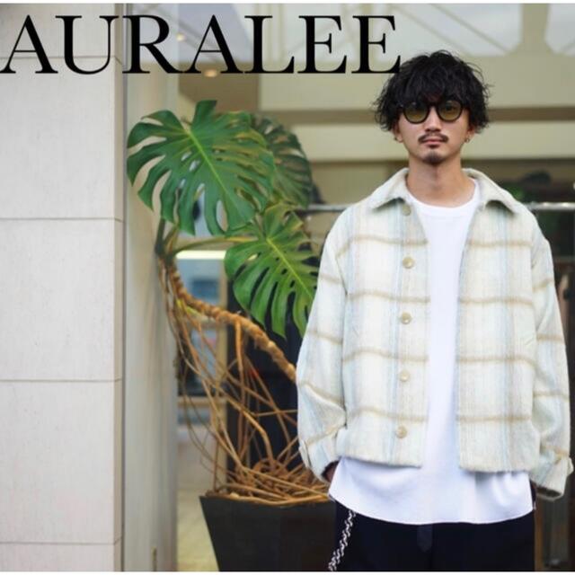 ブルゾン新品　AURALEE ALPACA SHAGGY CHECK BLOUSON