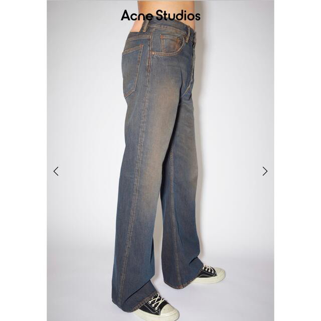 スタイリッシュシンプル Acne Studios 21ss ルーズブーツカット