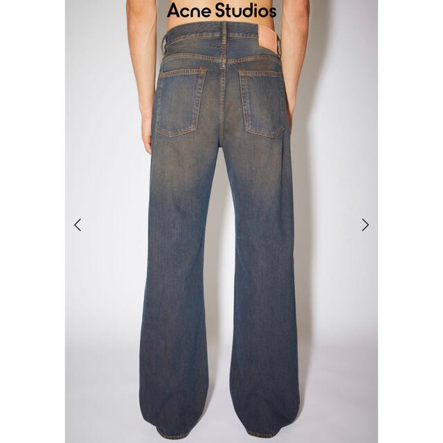 スタイリッシュシンプル Acne Studios 21ss ルーズブーツカット